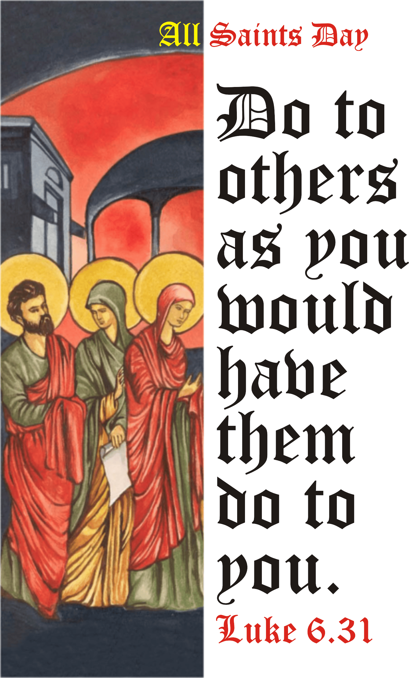 Year C After Pentecost All Saints Day