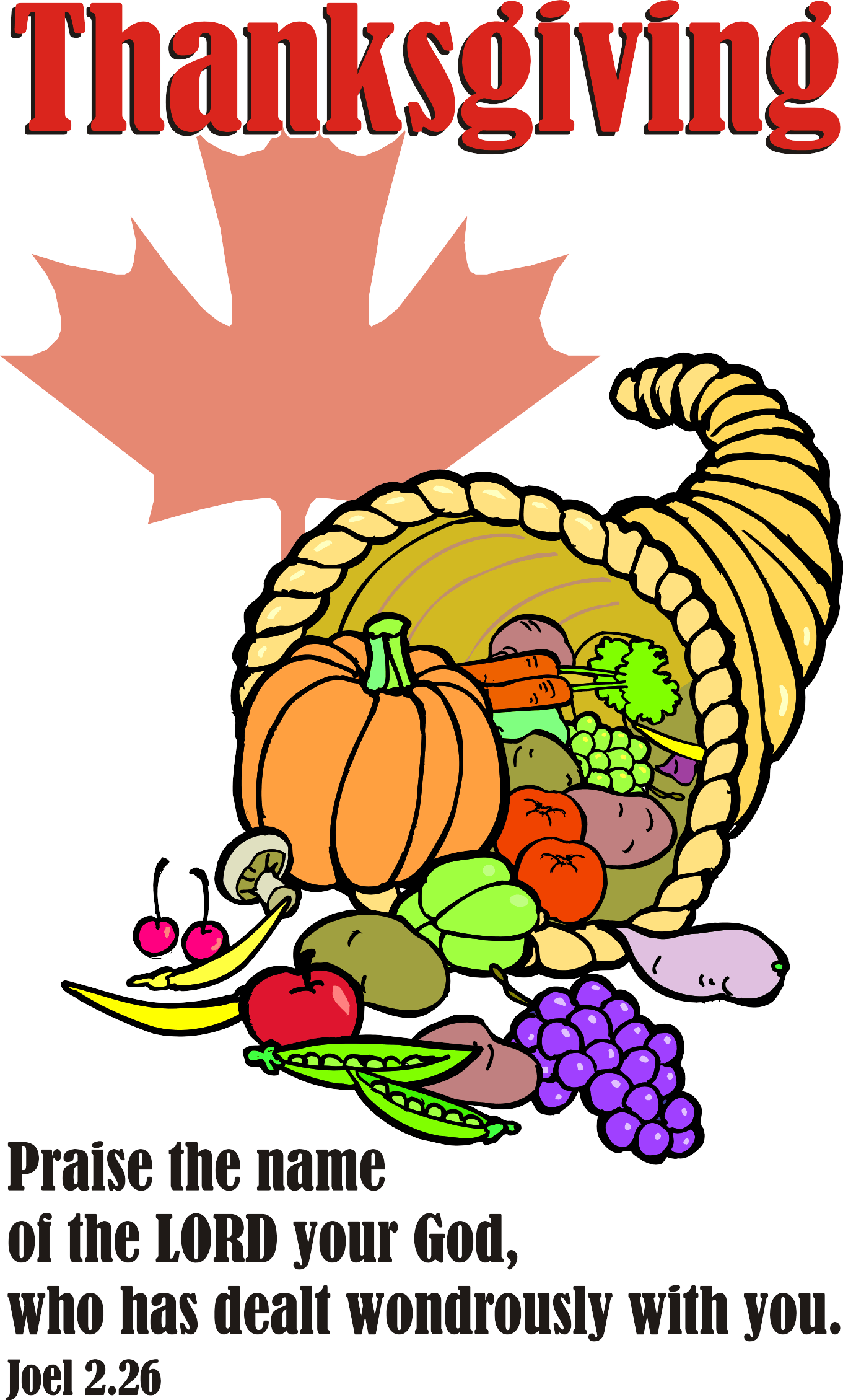Year B After Pentecost Thanksgiving Day (USA)