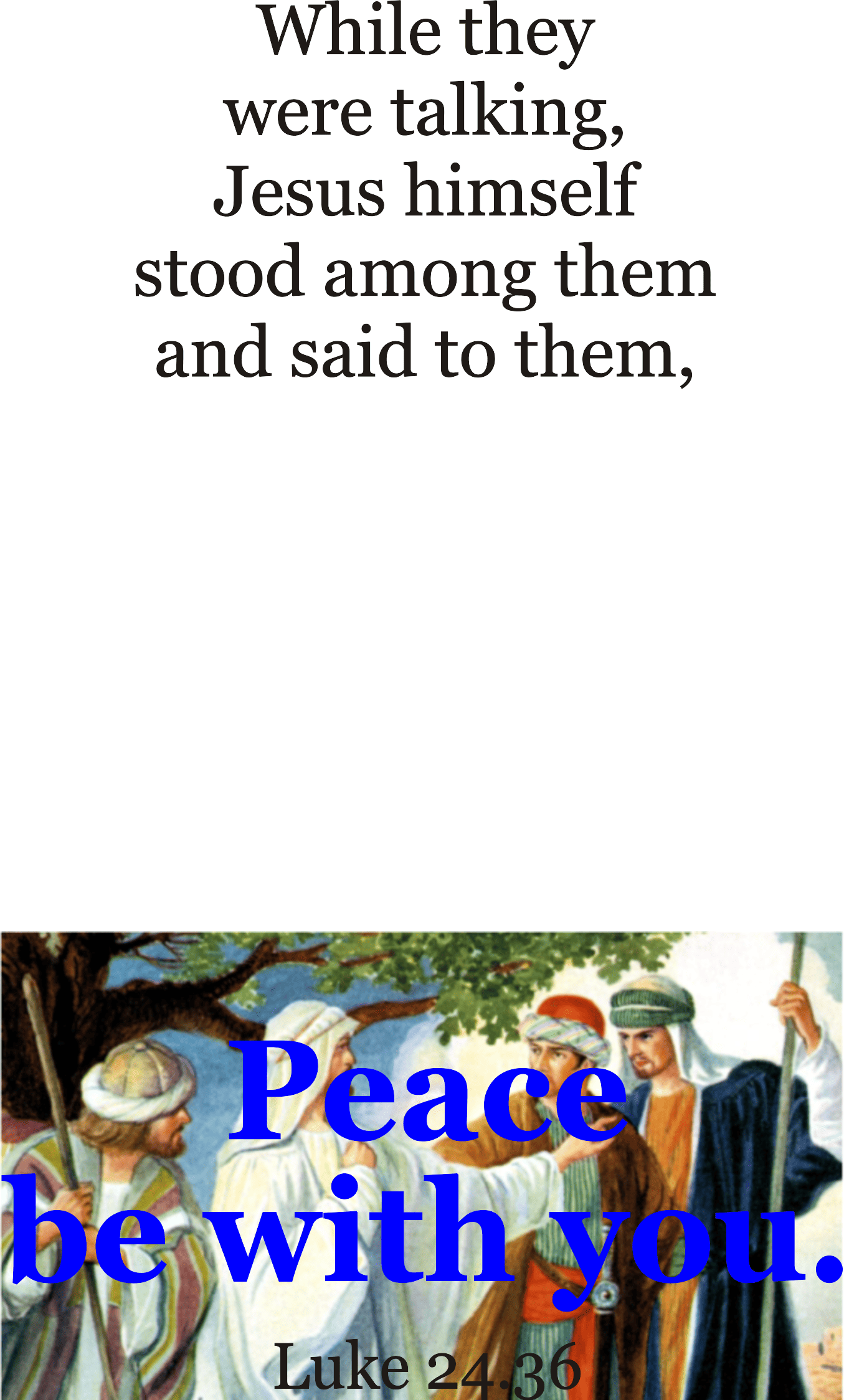 Year B Easter Third Sunday 