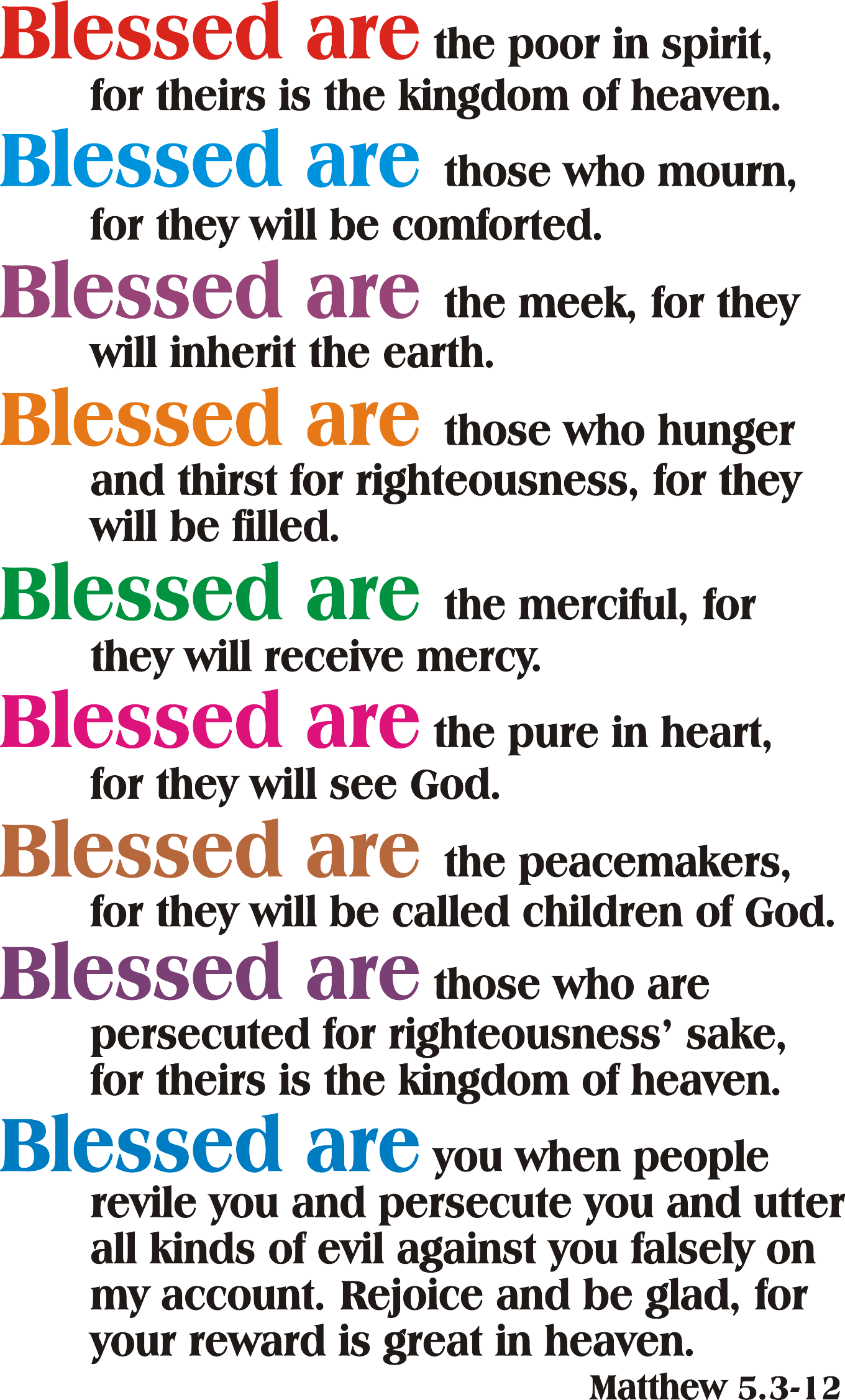 Year A Epiphany Fourth Sunday 