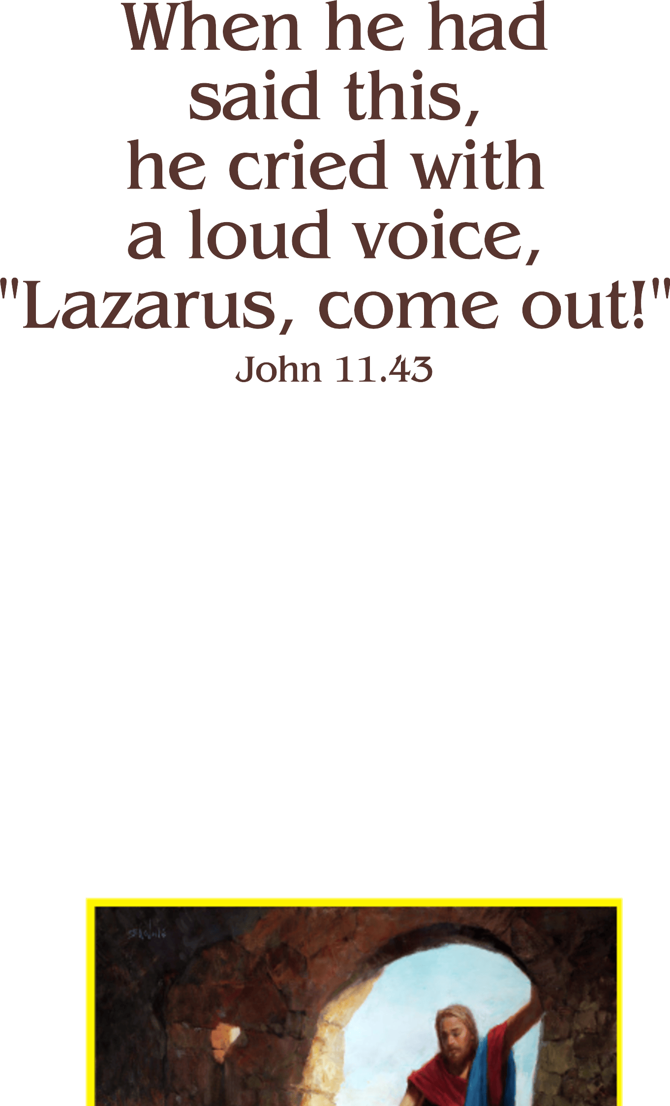 Year A Lent Fifth Sunday 