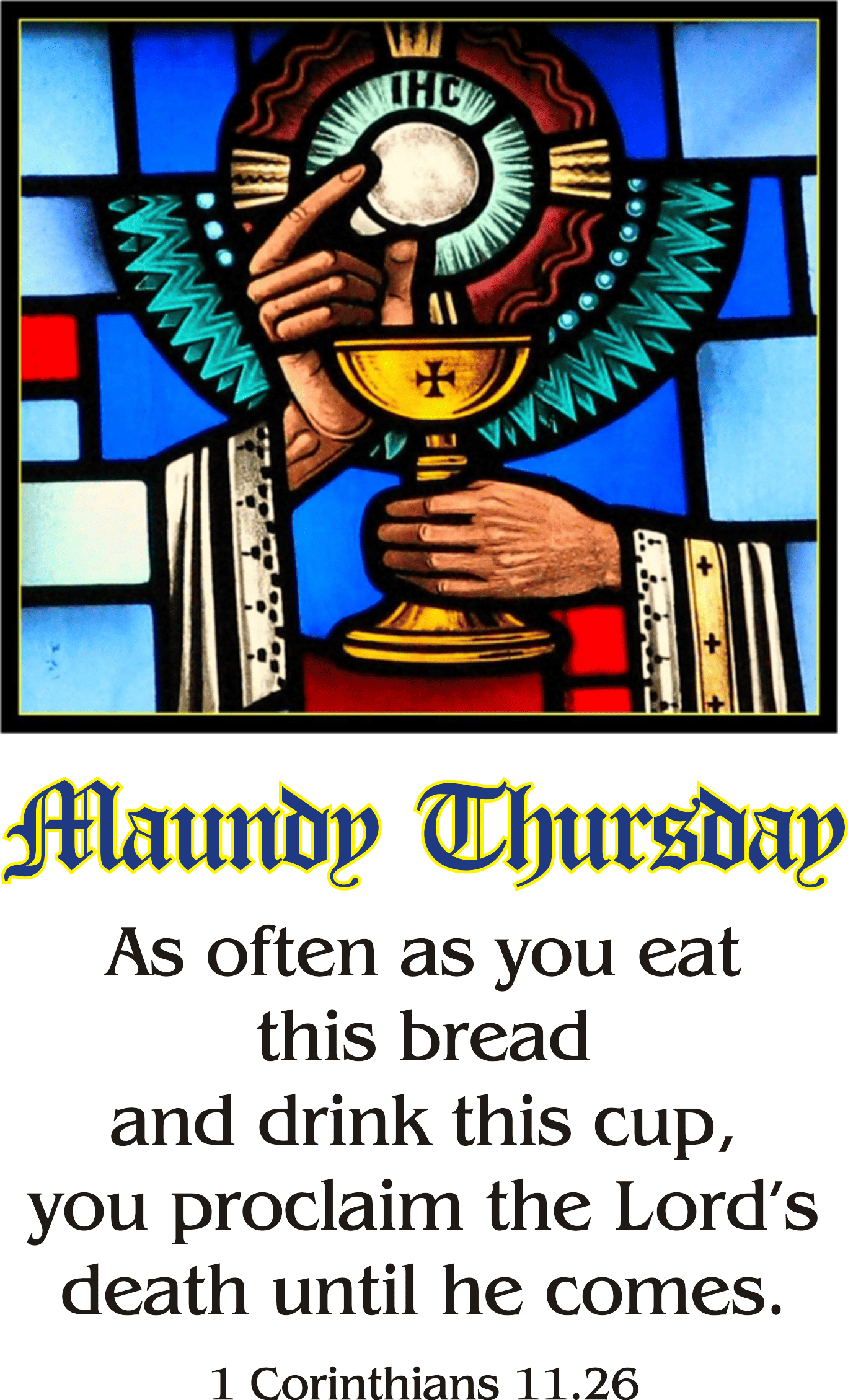 Year C Holy Week Maundy Thursday