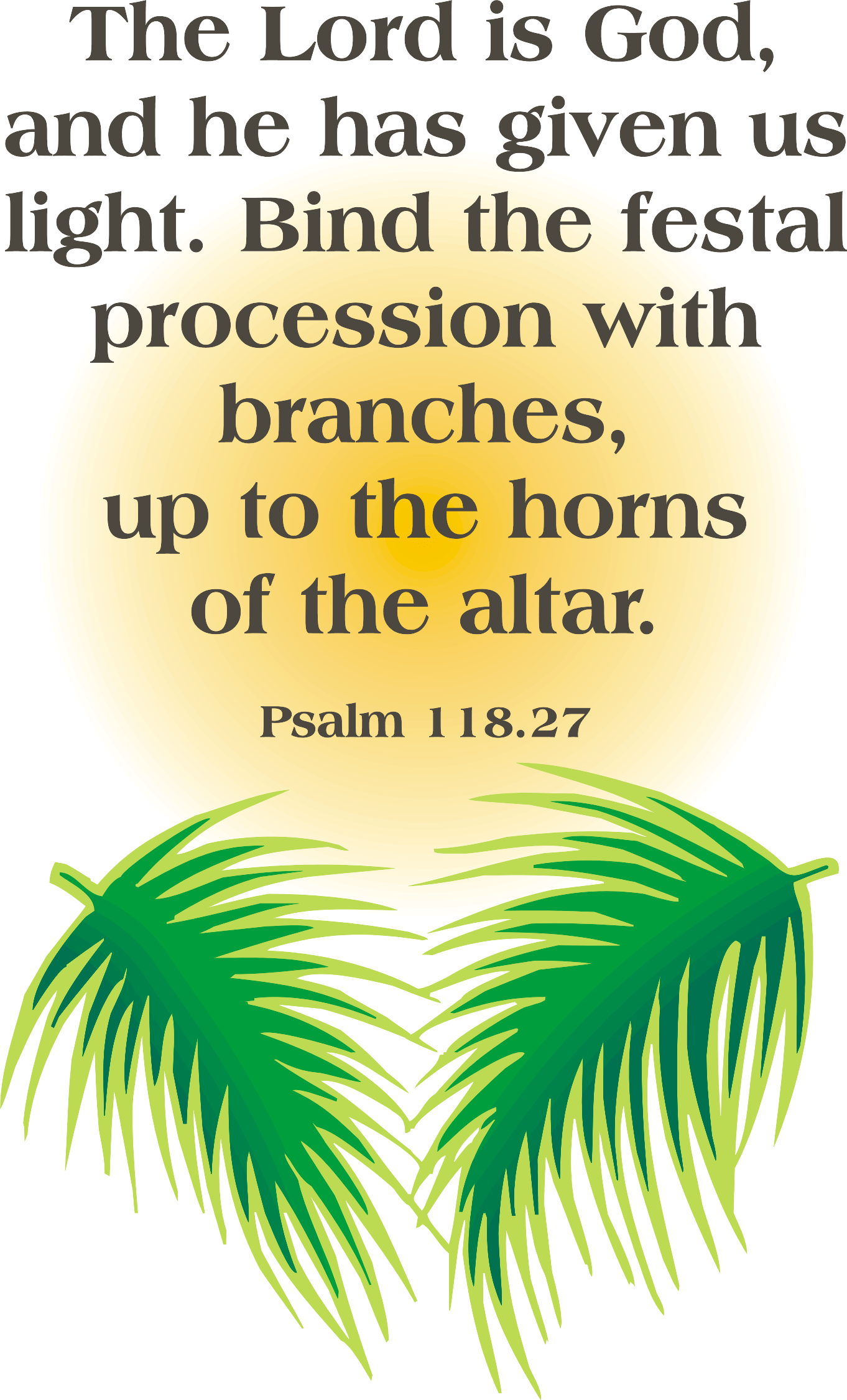 Year A Lent Palm/Passion Sunday