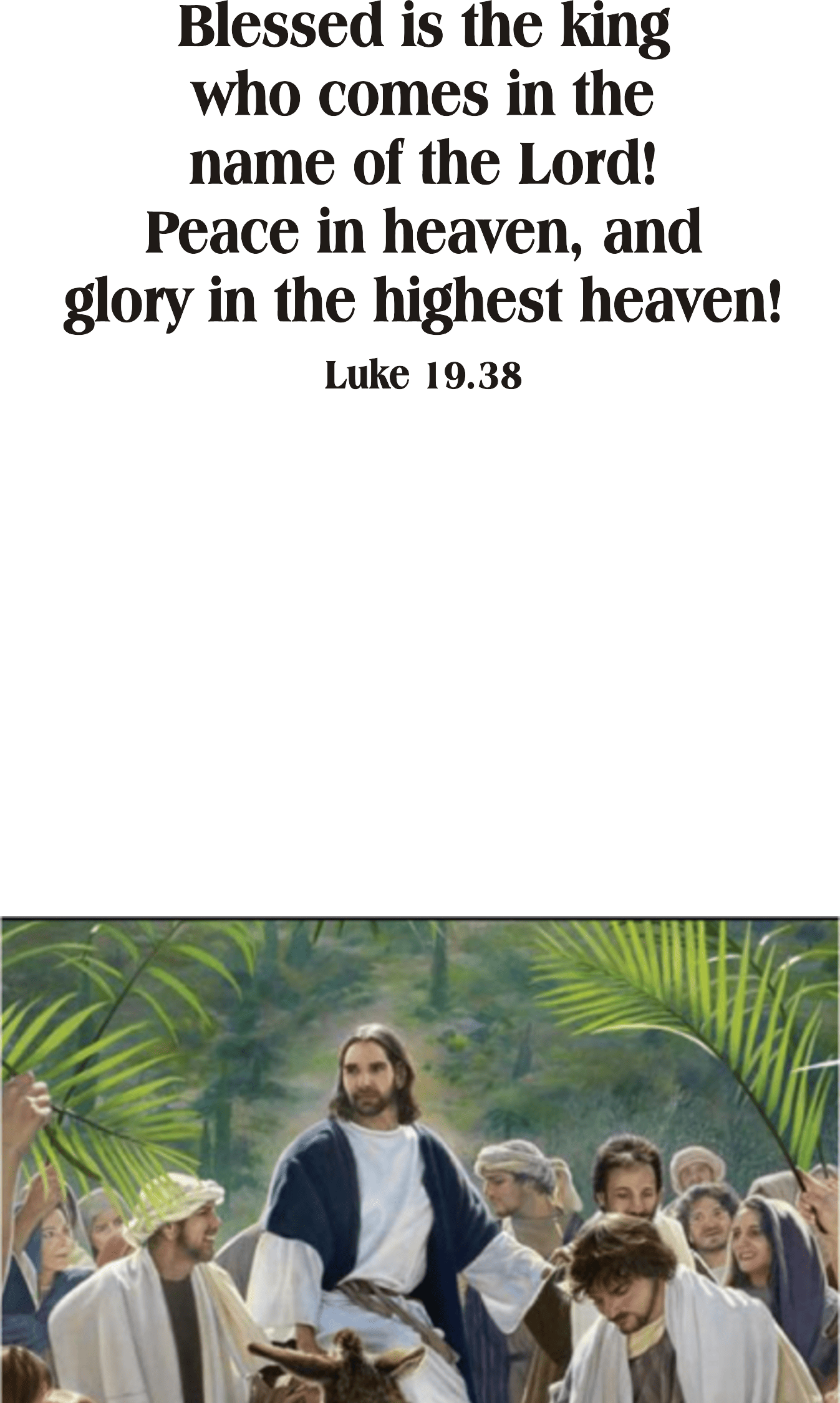 Year C Lent Palm/Passion Sunday