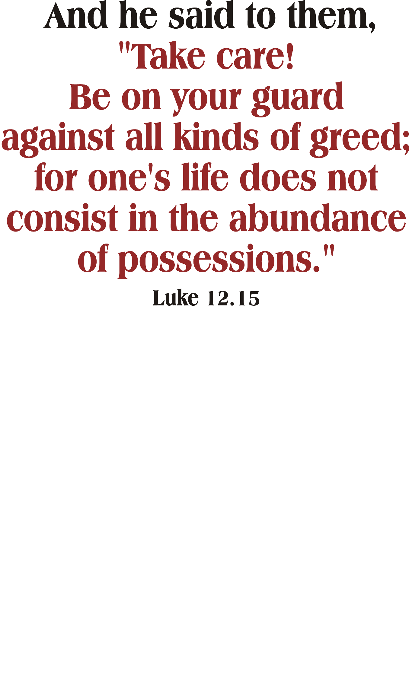 Year C After Pentecost Proper 13