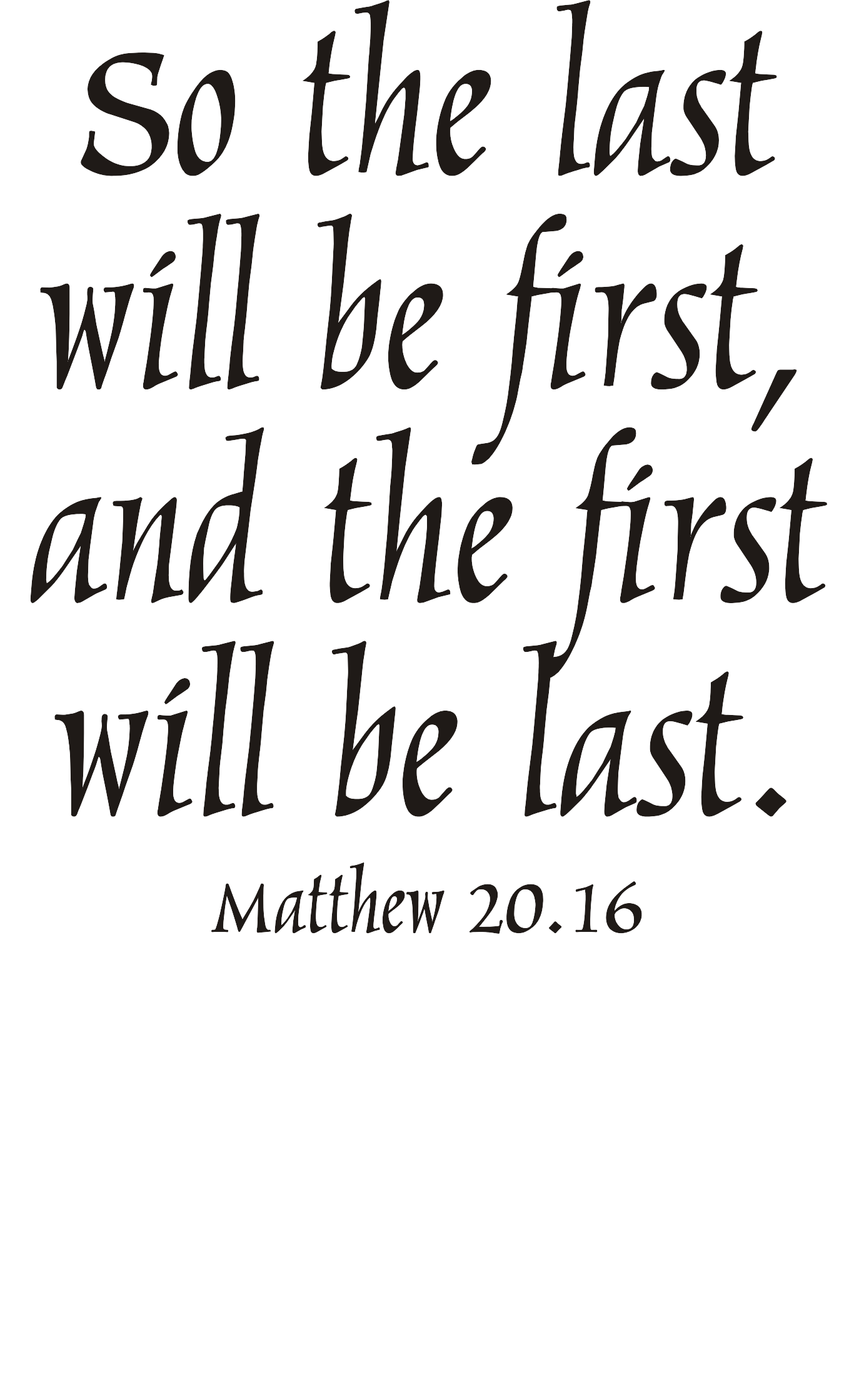 Year A After Pentecost Proper 20