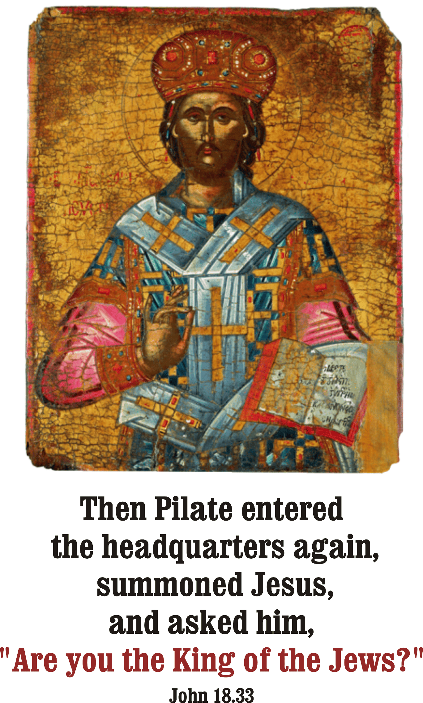 Year B After Pentecost Reign of Christ (Proper 29)