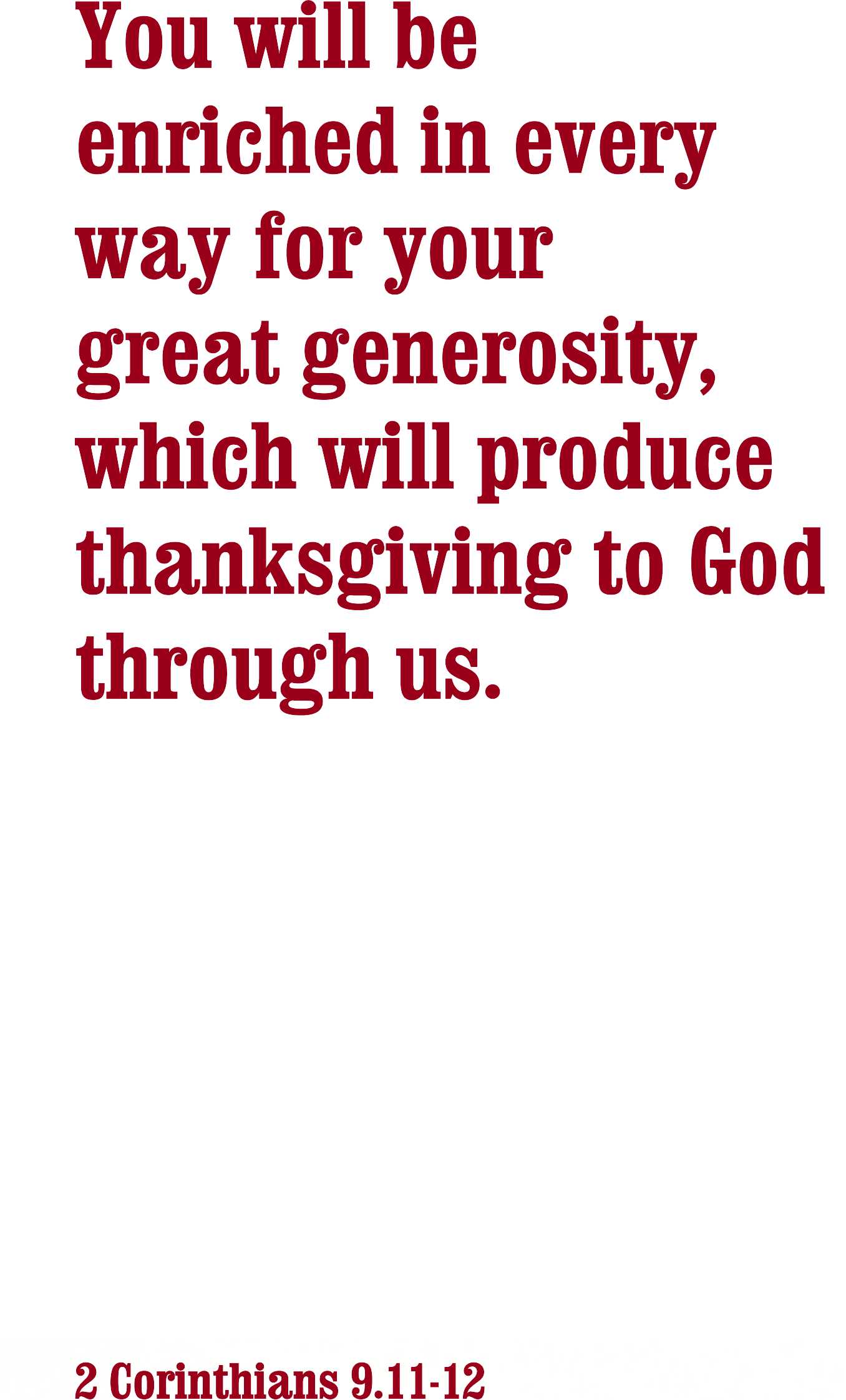 Year A After Pentecost Thanksgiving Day (USA)