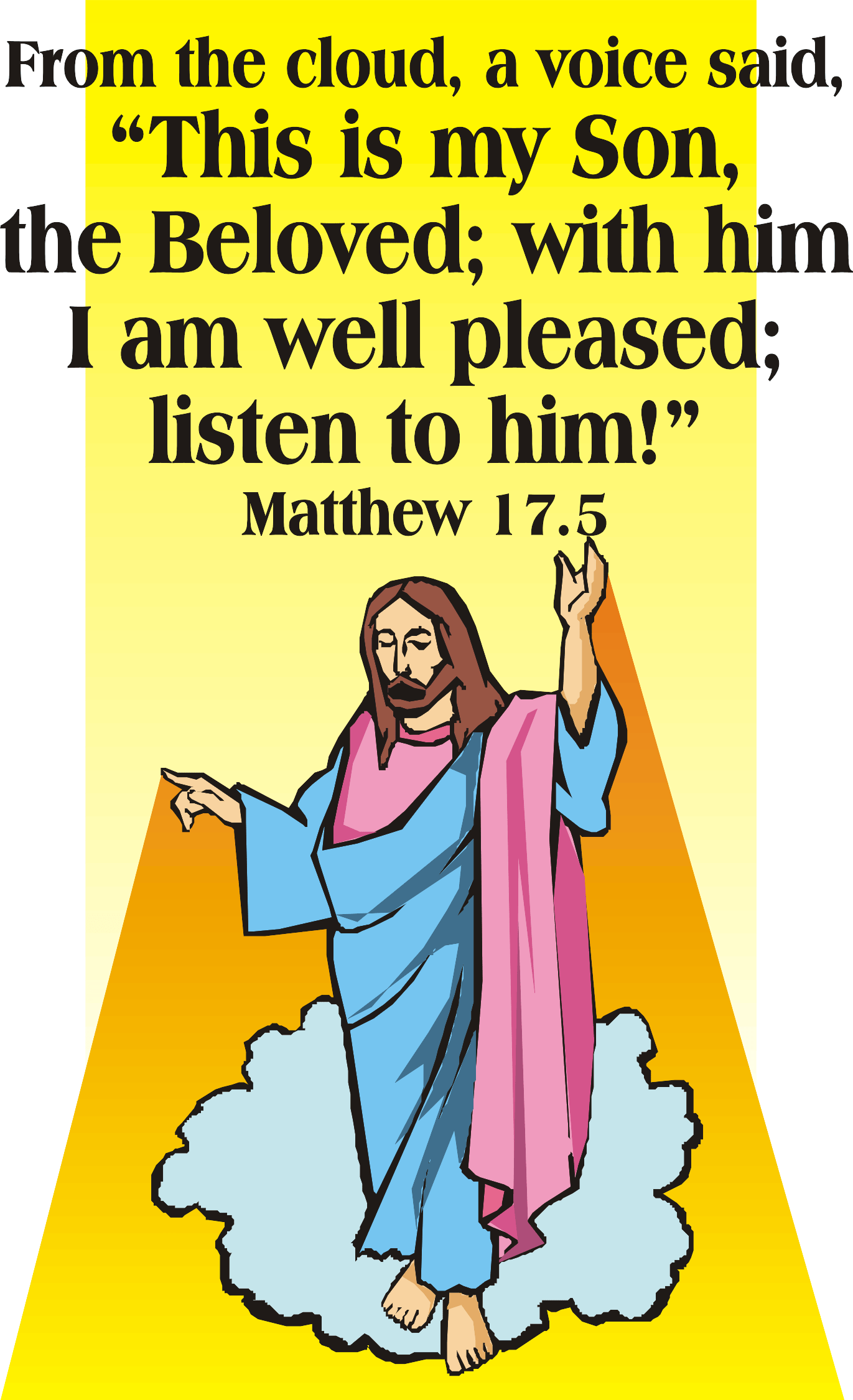 Year A Epiphany Transfiguration Sunday