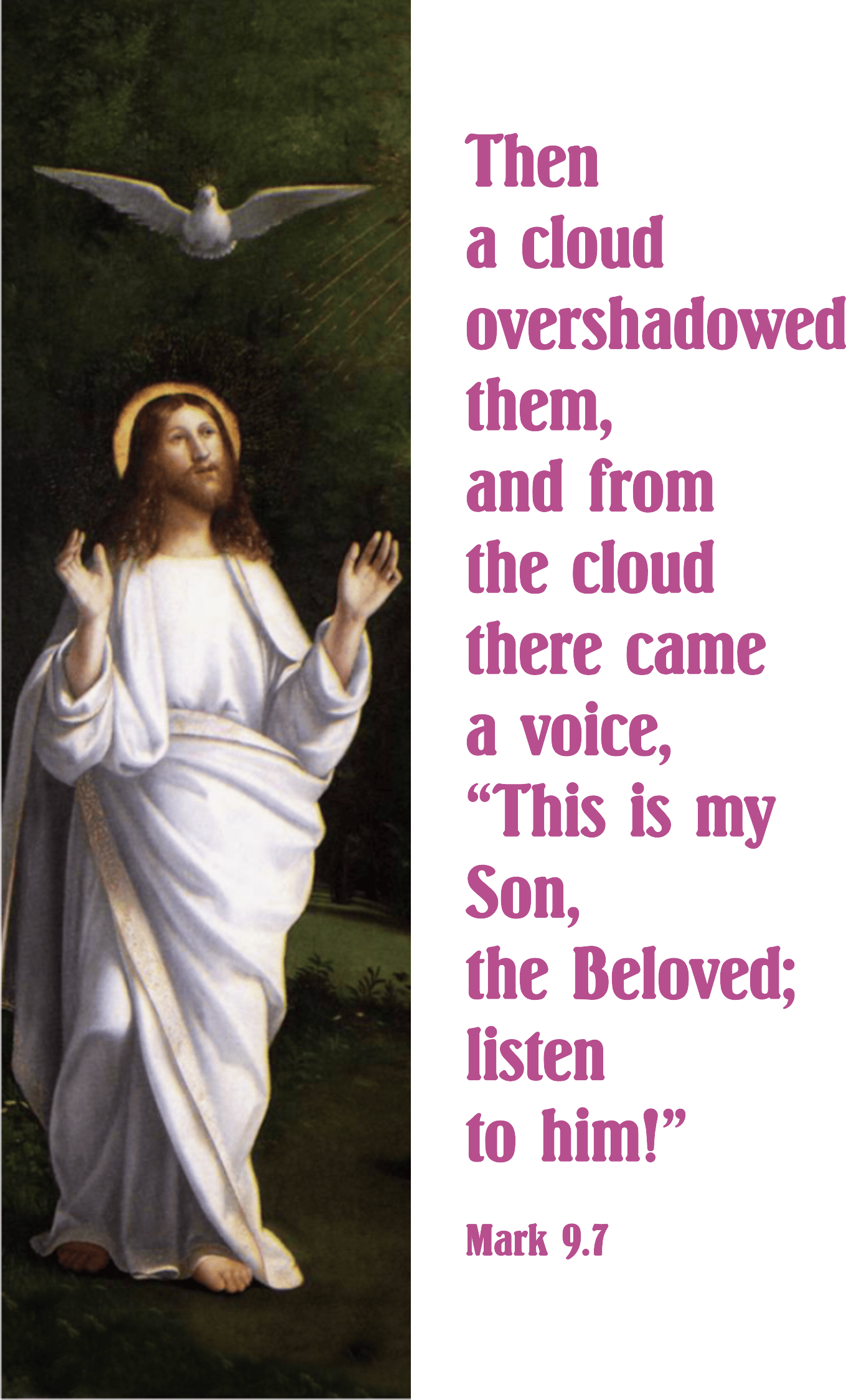 Year B Epiphany Transfiguration Sunday