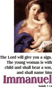 Year A Advent Fourth Sunday 