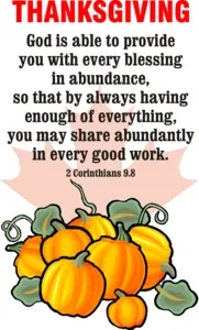 Year A After Pentecost Thanksgiving Day (USA)