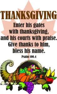 Year C After Pentecost Thanksgiving Day (USA)