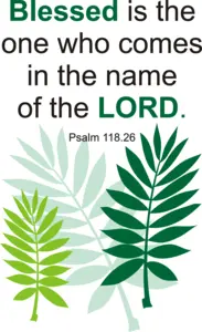Year B Lent Palm/Passion Sunday