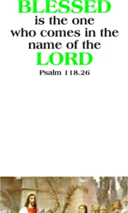Year B Lent Palm/Passion Sunday