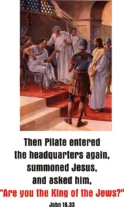 Year B After Pentecost Reign of Christ (Proper 29)