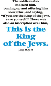 Year C After Pentecost Reign of Christ (Proper 29)
