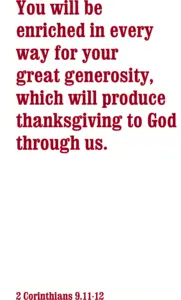 Year A After Pentecost Thanksgiving Day (USA)
