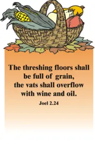 Year B After Pentecost Thanksgiving Day (USA)