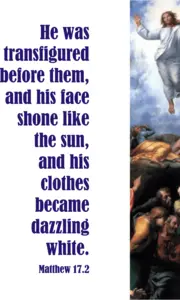 Year A Epiphany Transfiguration Sunday